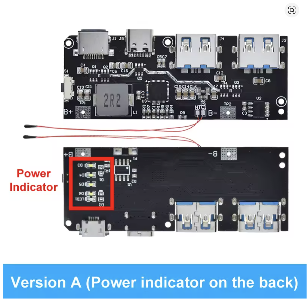 Плата Power Bank 22.5W TZT-A