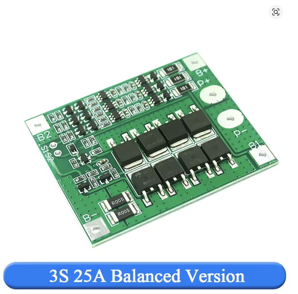 BMS 3S 25A з балансиром